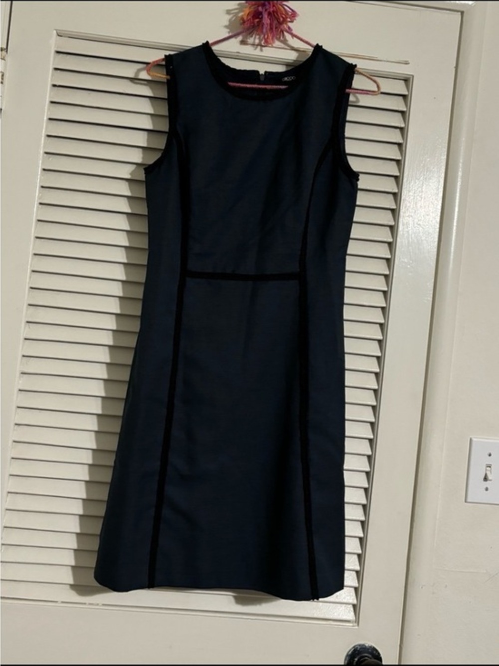 G2000 blue dress with black trimmings